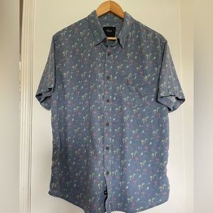 Rails print short sleeve shirt